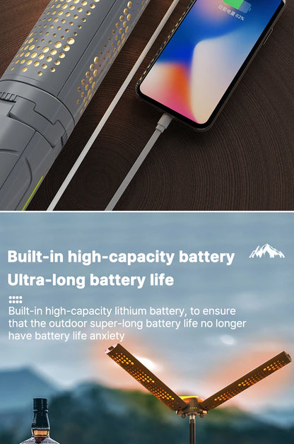 Rechargeable Outdoor Portable Hiking Camping Flashlight