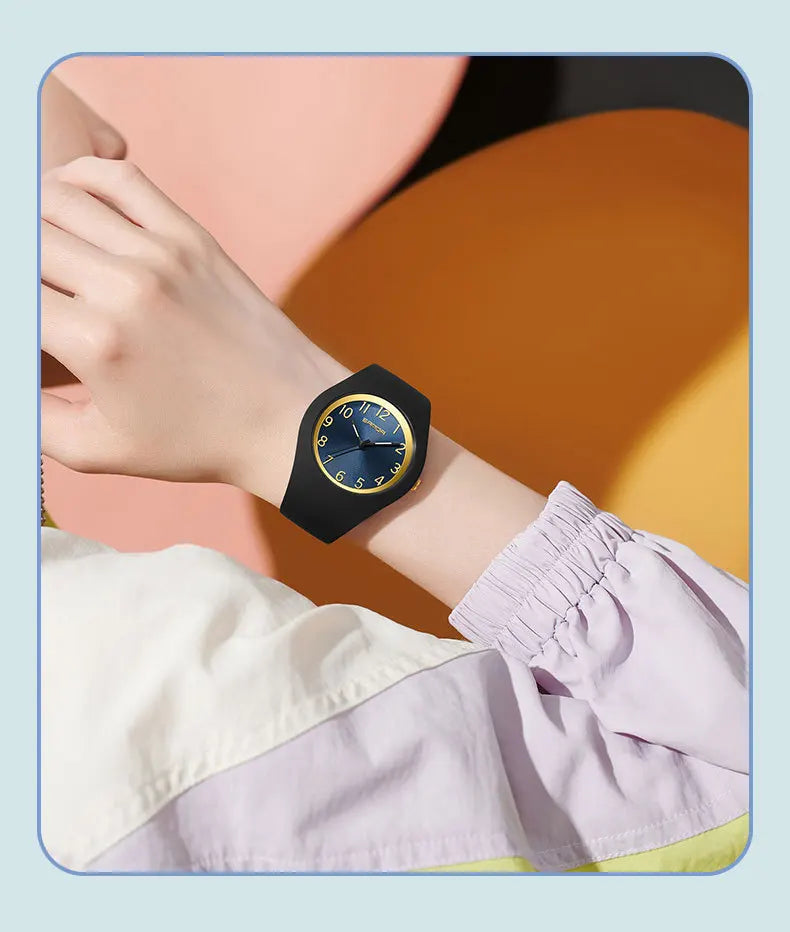 Simple Luxury Student Quartz Watch Clock Gift Outdoor
