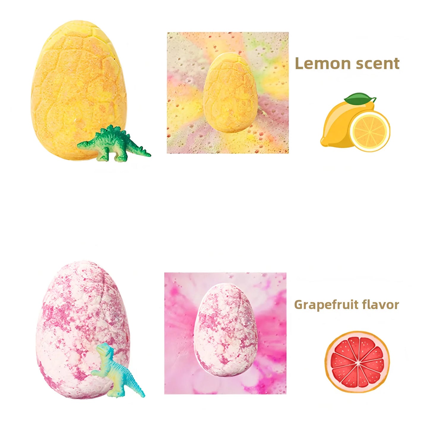 6PCS Children's Dinosaur Egg Bomb Bath Salt Balls Fun