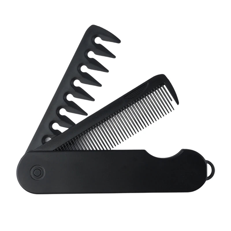 Multifunctional Folding Hair Comb Wide Tooth Oil