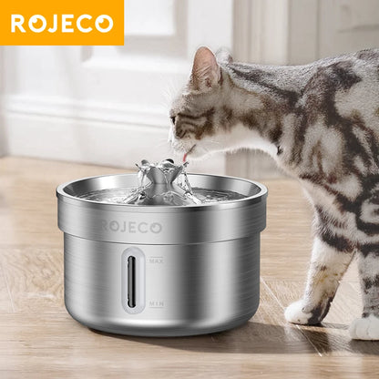 Stainless Steel Pet Drinking Fountain Automatic Water Fountain