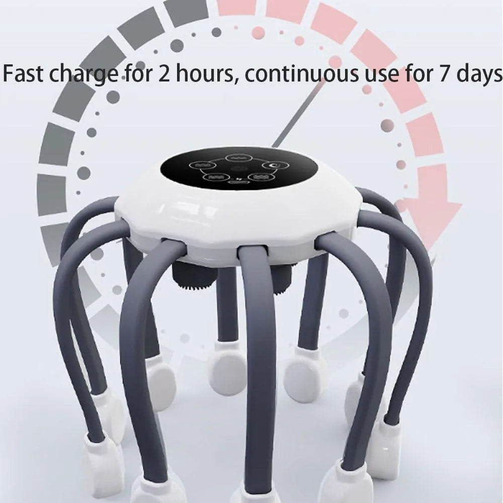 Octopus Claw Eight Claw Massager USB Charging Therapeutic
