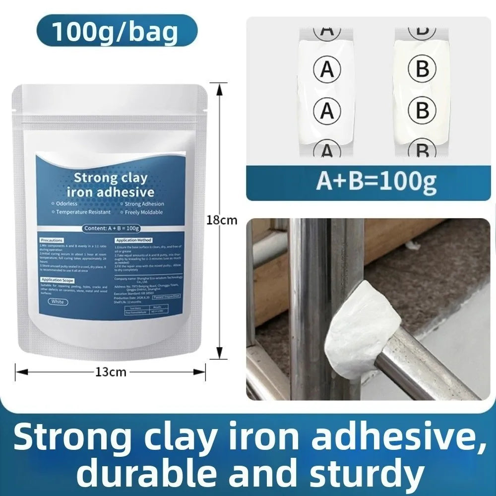 New White Metal Repair Putty Strong Bond Hole Filling