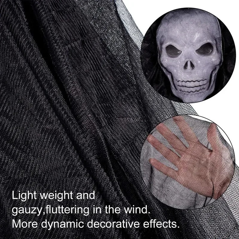 3.5M Halloween Hanging Skull Ghost Haunted House Decoration With LED