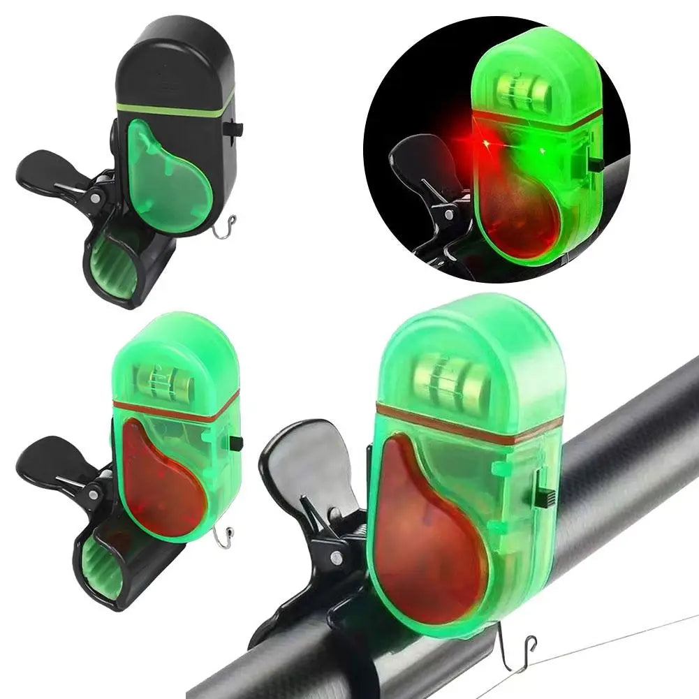 Fishing Bite Alarm with LED Light Clip On Fish