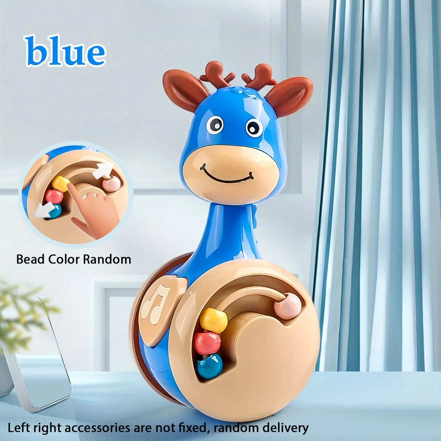 Fawn Sliding Tumbler Toy Rattle Baby Educational