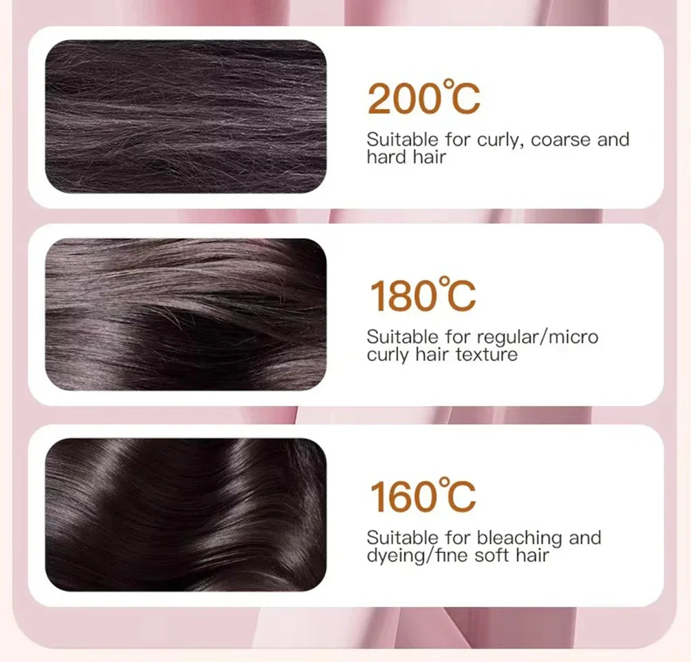 Wireless Hair Straightener Brush 2 in 1, Cordless Straightening