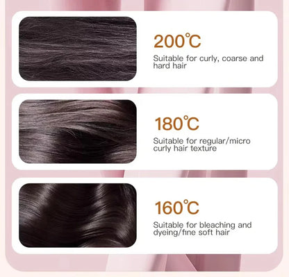 Wireless Hair Straightener Brush 2 in 1, Cordless Straightening