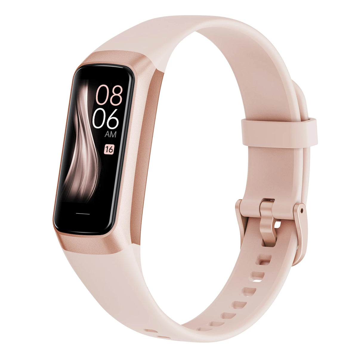 AMOLED Smartwatch Body Temperature Monitor Fitness Clock