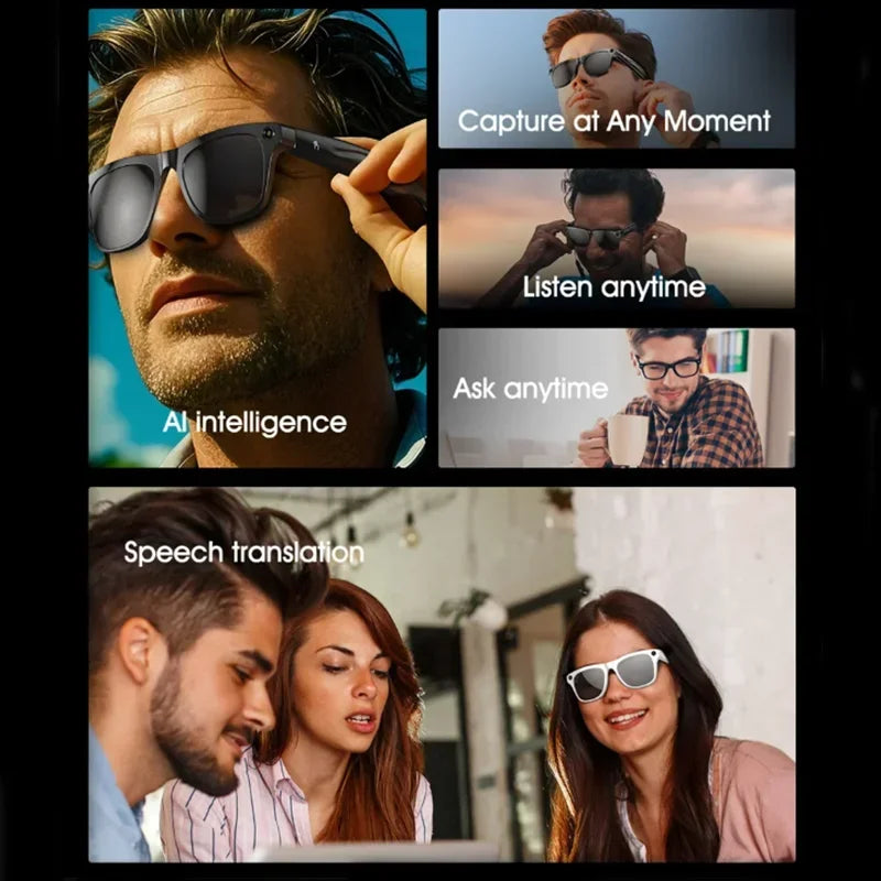 Lenovo AI Smart Wireless Glasses Bluetooth Sunglasses