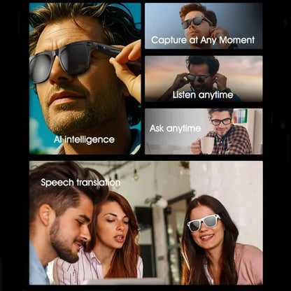 Lenovo AI Smart Wireless Glasses Bluetooth Sunglasses