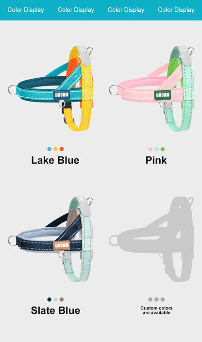 Dog Harness No Pull T-Shape Breathable Spring Summer