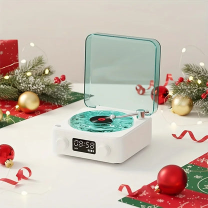 Retro Turntable Speaker With White Noise Wireless Bluetooth