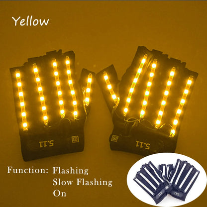 1set Luminous Glowing Glasses and Gloves Remote Control