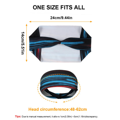 Sport Elastic Headband Sweatband Running Yoga