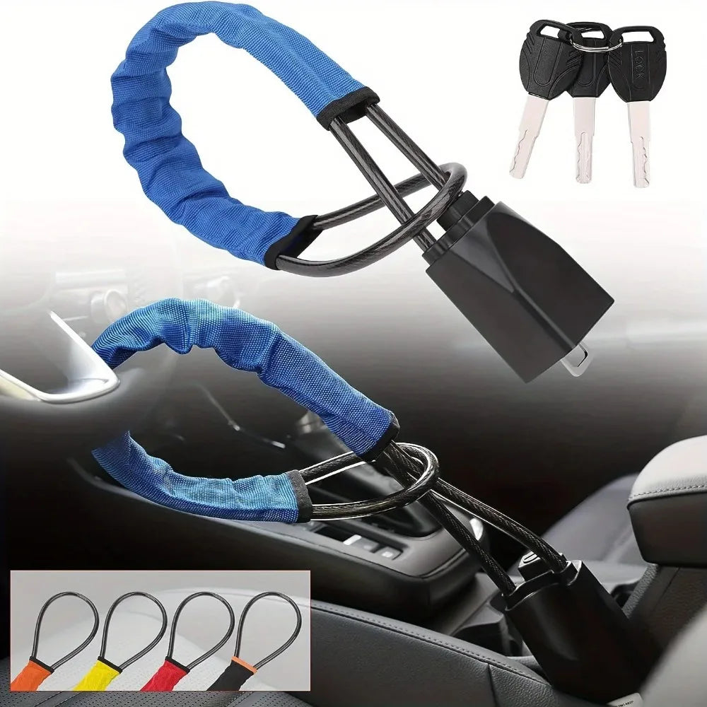 Car Steering Wheel Lock Reinforced Cable Lock