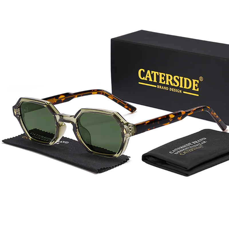 Punk Polygonal Men Sunglasses Personalized Design Square