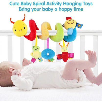 Cute Activity Musical Spiral Crib Stroller Car Seat Travel