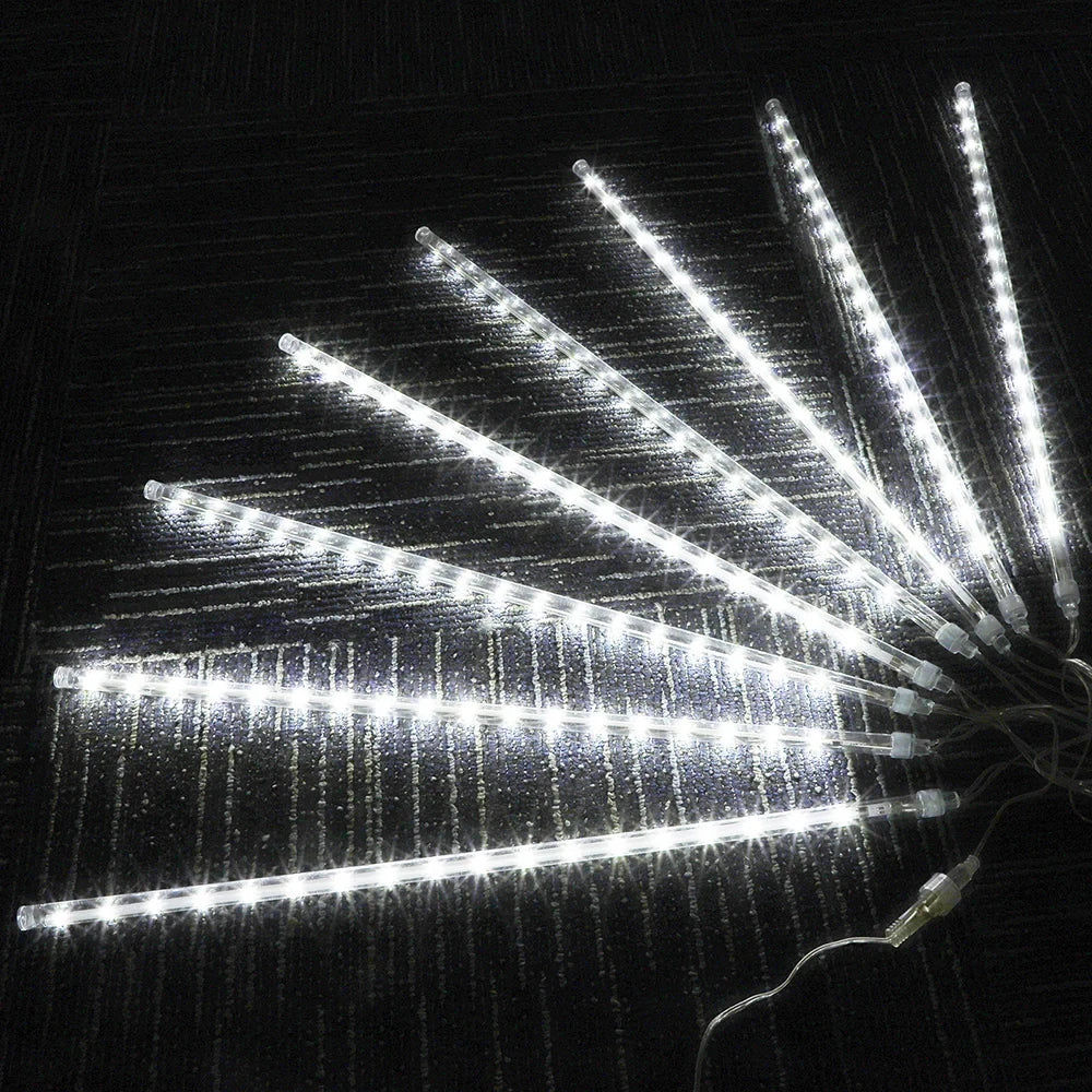 Outdoor LED Meteor Shower Lights Falling Rain Drop