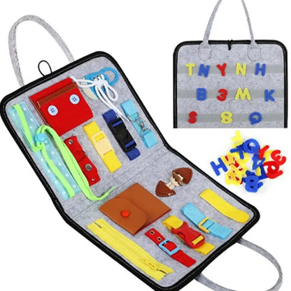 Sensory Play Board Busy Board Montessori Leaning Toys