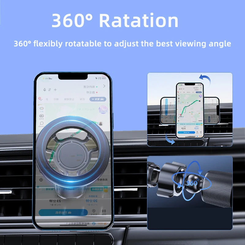 Magsafe Car Mount Magnetic Phone Holder for Car Air Vent