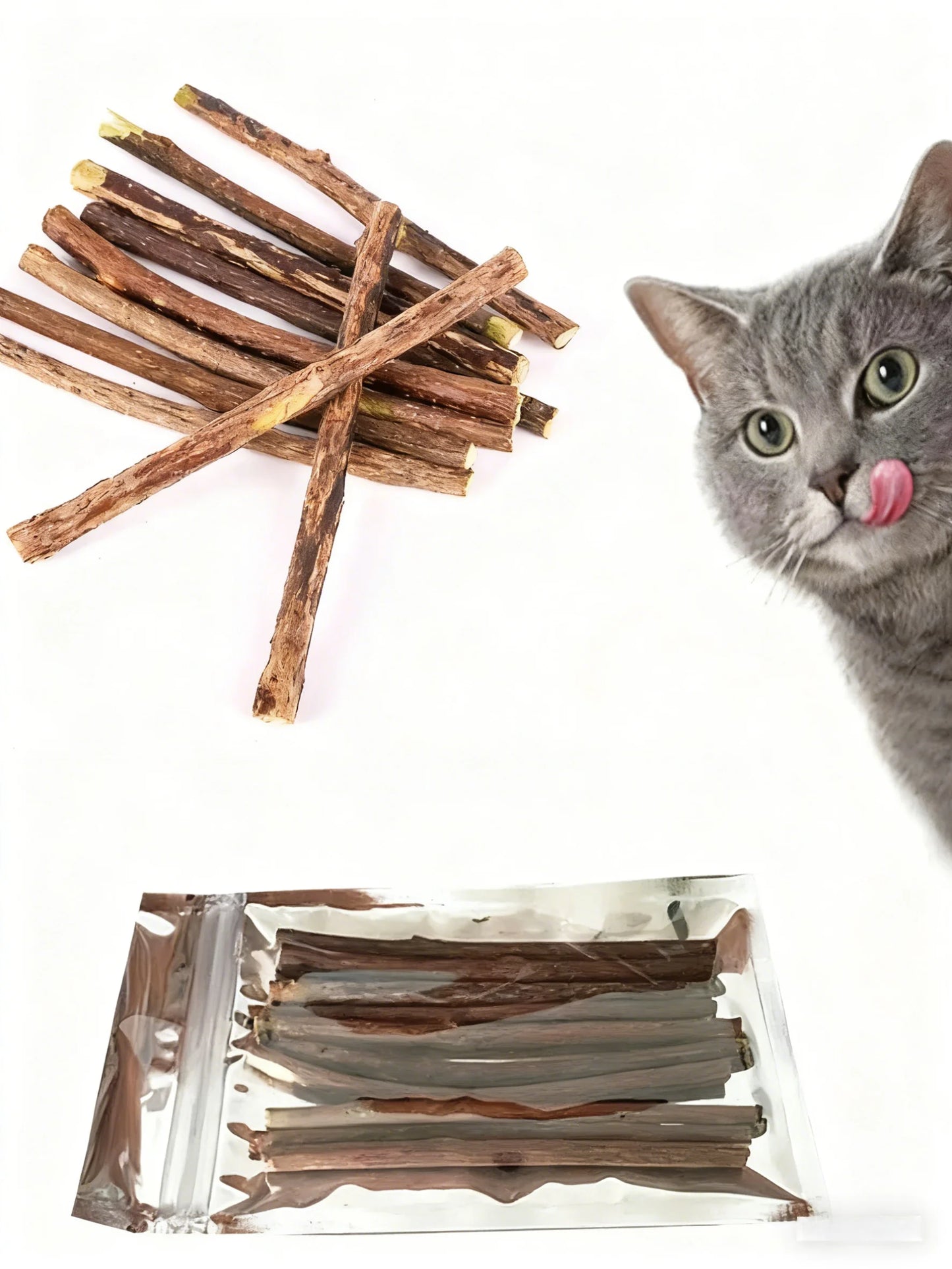 Popular Wood Polygonum teasing cat toy snacks self-hi