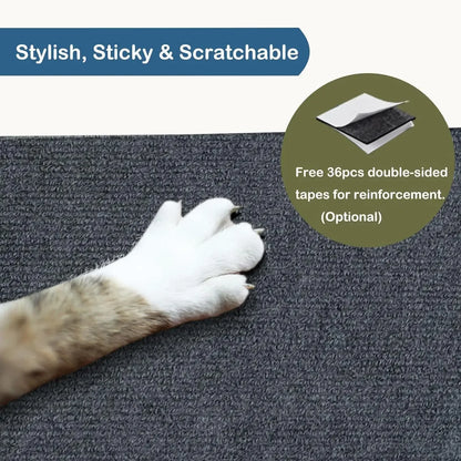 Self-Adhesive Cat Scratching Mat Trimmable Cat Carpet