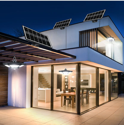 Solar Pendant Lights Outdoor Indoor with Remote Solar Shed Light