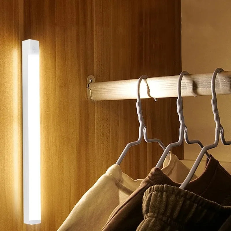 Motion Sensor Wireless LED Night Light USB Rechargeable Long Strip