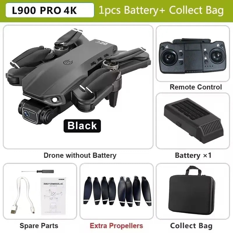 L900 Pro SE MAX GPS Drone 4K Professional Dual HD Camera