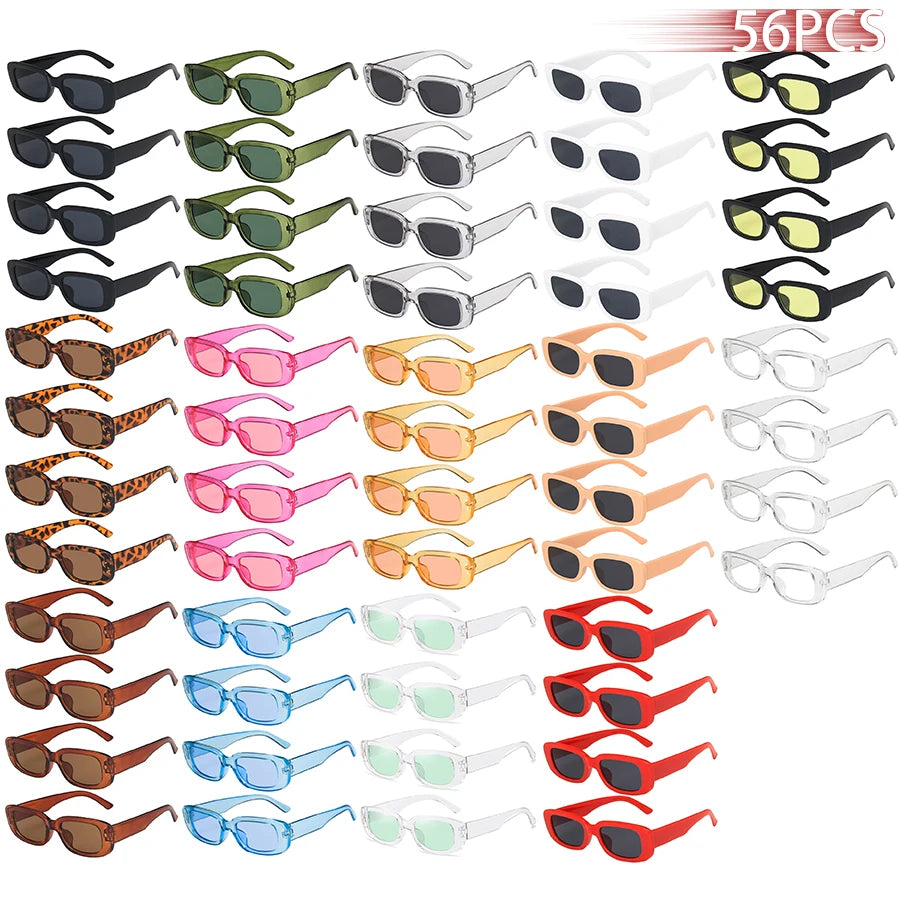 Small Rectangle Pattern Sunglasses For Women