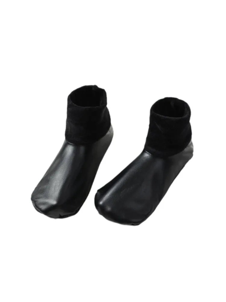 1 Pair of Medium Tube Thick Warm Socks for Men and Women