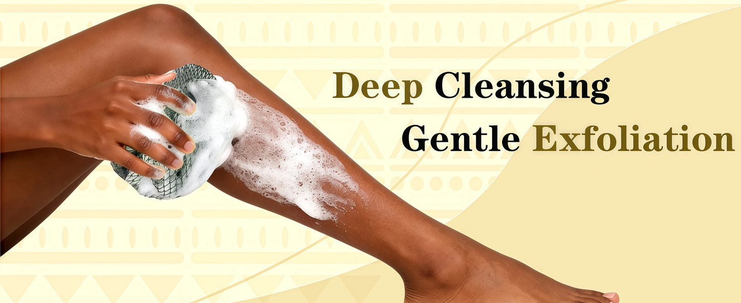 Authentic African Net Sponge Exfoliating Bath Shower
