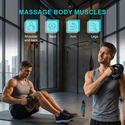 Electric Roller Impact Massage Tool Rechargeable Massager