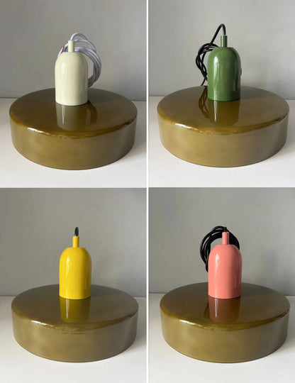 Nordic Retro Glass Pendant Lamps Indoor E27 LED Chandelier