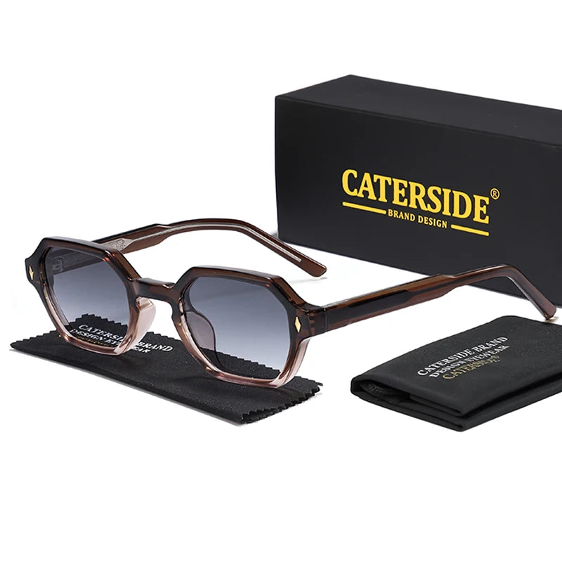 Punk Polygonal Men Sunglasses Personalized Design Square