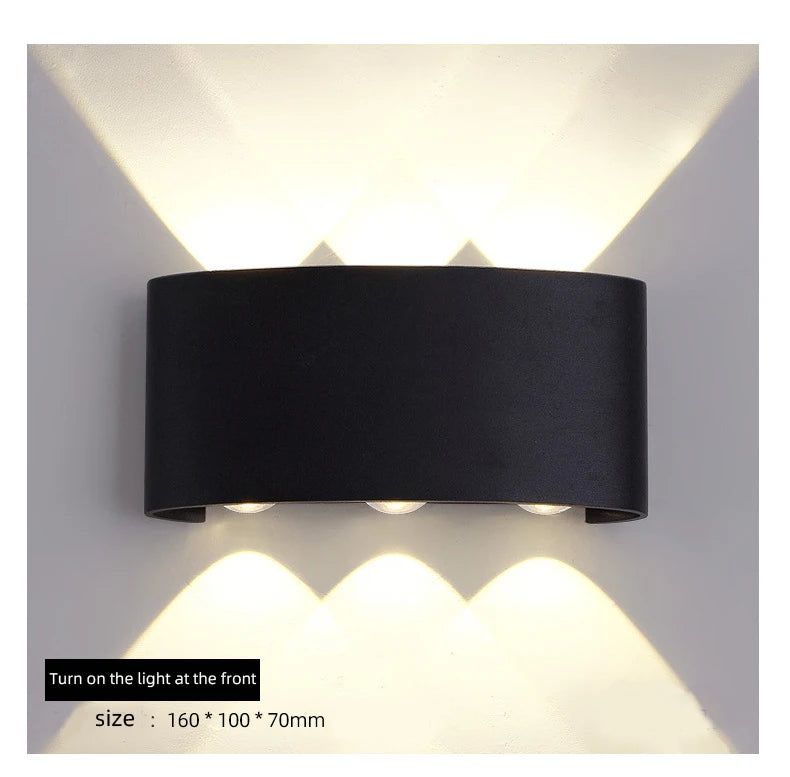 Modern LED Wall Lights White up down Indoor Outdoor Decor
