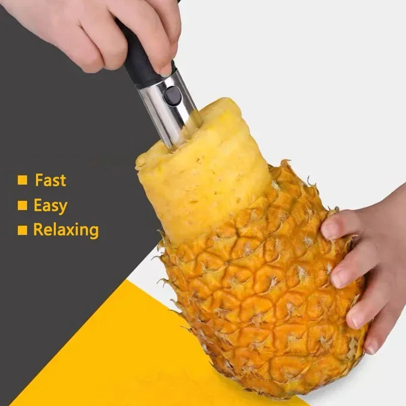 Pineapple Slicer Peeler Cutter Parer Knife Stainless Steel