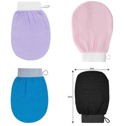Exfoliating Gloves Dead Skin Scrubber Shower Gloves Bath Towel