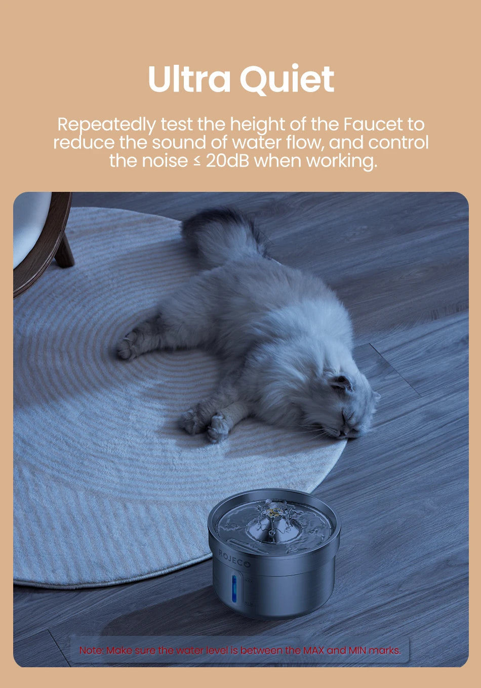 Stainless Steel Pet Drinking Fountain Automatic Water Fountain