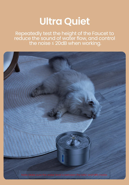 Stainless Steel Pet Drinking Fountain Automatic Water Fountain