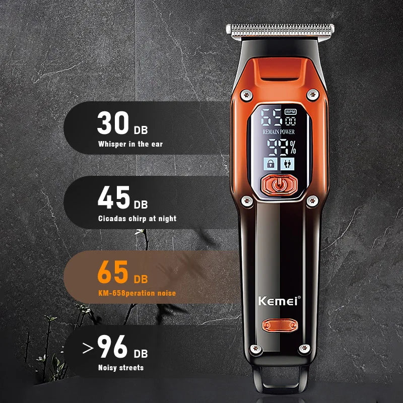 Original Kemei Barber Hair Trimmer Professional For Men