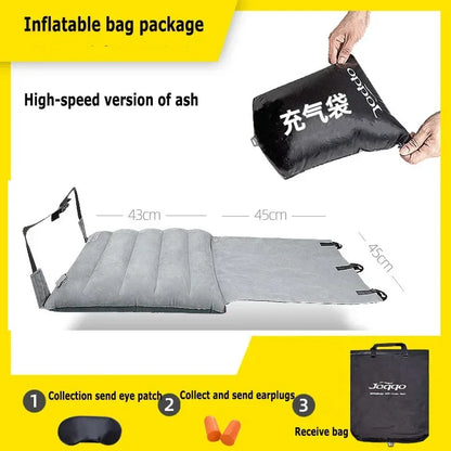 Adjustable Footrest Hammock with Inflatable Pillow Seat