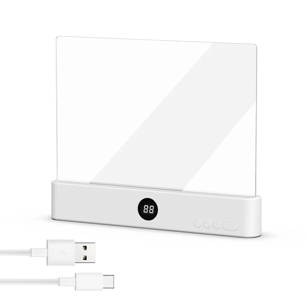 LED Flat Panel Book Light Eye Protection Night Vision