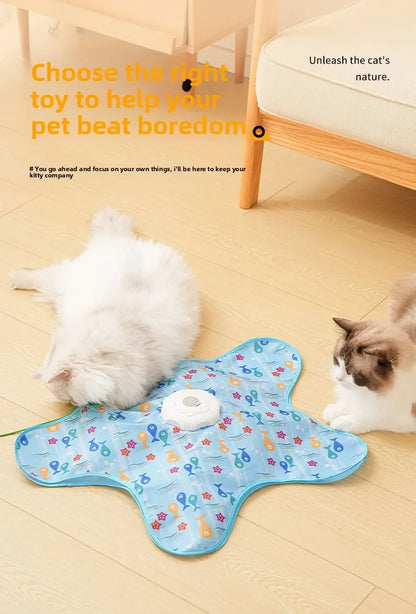 Electric cat turntable pet toy self-stimulating