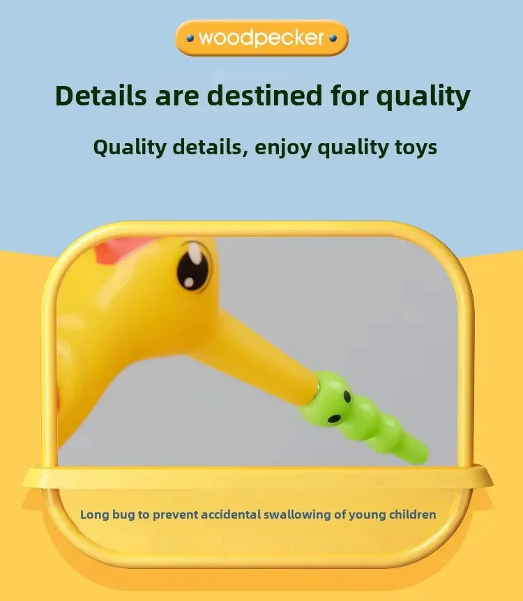 Woodpecker puzzle Toys Catching Insects Small Game