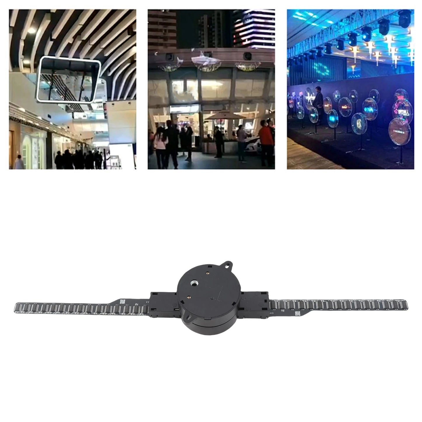 3D Hologram Fan Clear Custom Editing 3D Hologram