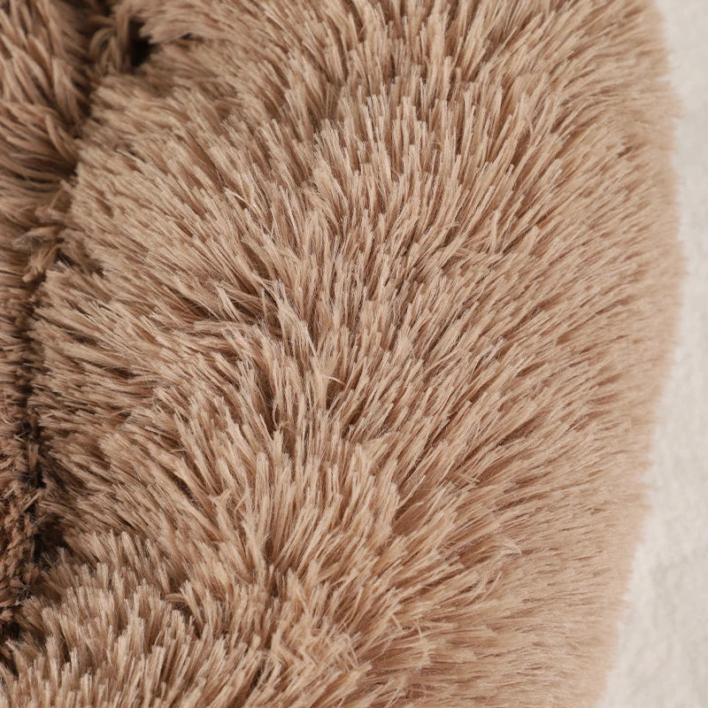 Fluffy Dog Bed Winter Warm Large Pet Kennel