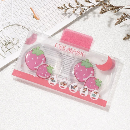 Fruit-Themed Gel Eye Mask – Hot & Cold Compress Pads