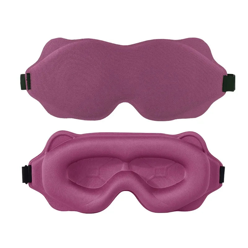 Sleep Eye Mask Weighted for Side Sleeper Men Women 3D Contoured Sleeping Mask